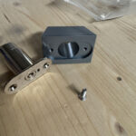 Schloss mit Bolzen und Schlüssel für Glasschiebewand – Bild 3