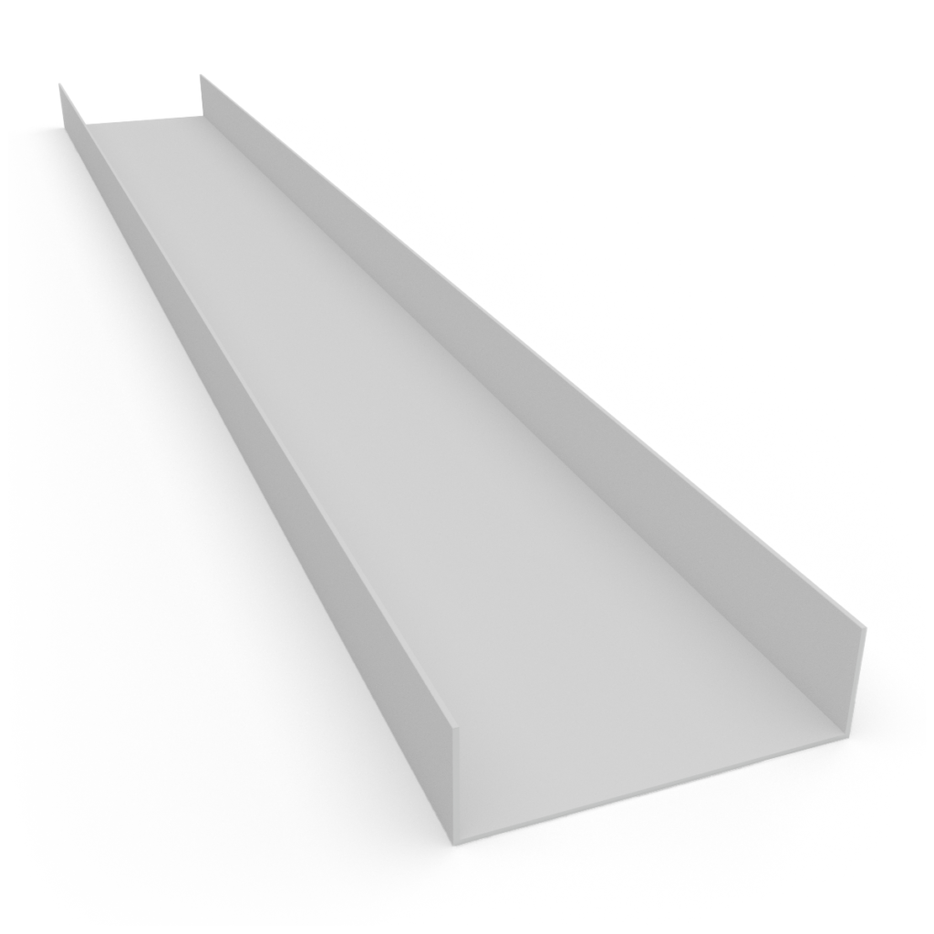 2500mm U-Profil 140x40mm