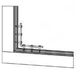 Verbindungswinkel für Rahmenprofil Fixverglasung Seitenwand Glas (4x) – Bild 2