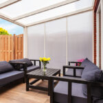 Seitenwand Bausatz für Terrassenüberdachung – Alu-Profile & Polycarbonat Stegplatten | 250–400 cm | Klar / Opal / Ultra-Klar – Bild 2