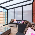 Seitenwand Bausatz für Terrassenüberdachung – Alu-Profile & Polycarbonat Stegplatten | 250–400 cm | Klar / Opal / Ultra-Klar – Bild 3